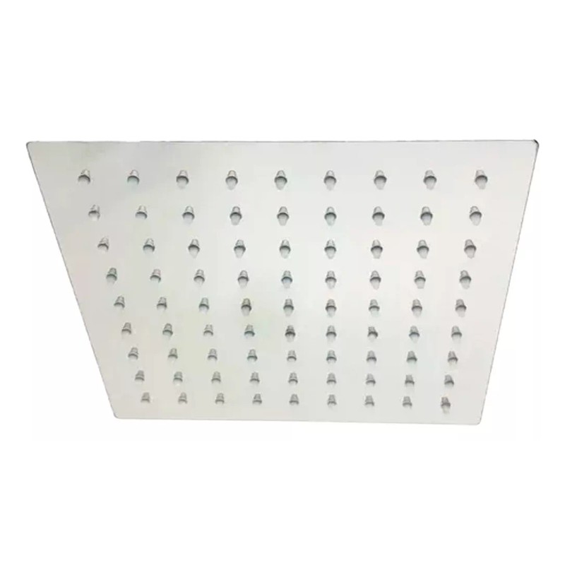IML Regadera Cuadrada 20 Cm Acero Inox Y Tubo 40cm