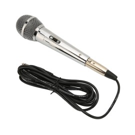 Goshyda Wired Dynamic Microphone, Professional Karaoke Handheld Microphone with Detachable 9.8 Foot Cable, Vocal Microphones for KTV Meetings at Home