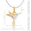 TAMI Collar de Colibrí para Mujer en Plata 925 -