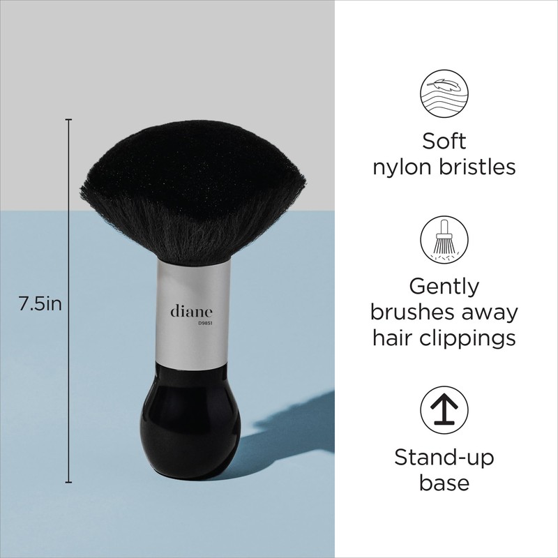 Diane Neck Duster Brush for Hair Cutting, Removes Loose Hair