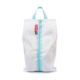 pack all Ultralight Shoe Bag for Travel, Water-Resistant Shoe Pouch for Gym, Odor-Resistant Soccer Cleats Bag for Sport (White, 1-Pack)