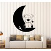 DesignToRefine Vinyl Wall Decal Nursery Teddy Bear Toy Moon Childrens