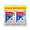 Vileda Easy Wring - Pack de 2 Repuestos Trapeador Mop
