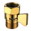 Angle Simple Shower Flow Control Valve, Brass Water Shut Off