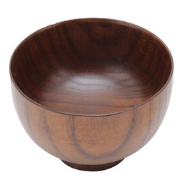 Wooden Bowl, Small Reusable Bowl Food Container, Handmade Solid Wood Bowl for Fruit or Salads, Single Bowl (10cm)