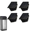 GOODFOEVER 4 Pack Solar Light Replacement Top for Outdoor Fence