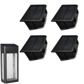 GOODFOEVER 4 Pack Solar Light Replacement Top for Outdoor Fence and Wall, Waterproof Insert (4 Pack)