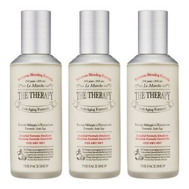 The Face Shop The Therapy Essential Formula Emulsion, 130ml, 3 pieces 130ml x 3 pieces / 더페이스샵 더테라피 에센셜 포뮬러 에멀젼, 130ml, 3개 130ml x 3개