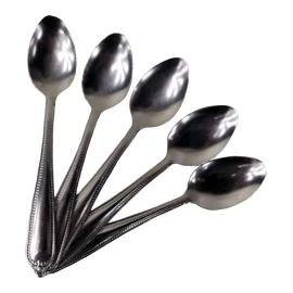 L&T 5 Cucharas Para Café  Acero Inoxidable Vajilla Restaurante