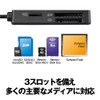 BUFFALO USB 3.0 Multi-Card Reader SDXC Standard Model Black BSCR108U3BK