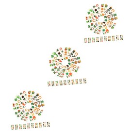 LIFKOME 90sheets Shamrock Stickers Temporary Face for Patrick's Day Party Favors for Boy Girl and Adults Fun Decorations for Celebrations and Theme Events
