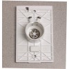 Hayden 2000 White Wall Inlet Valve for Central Vacuum