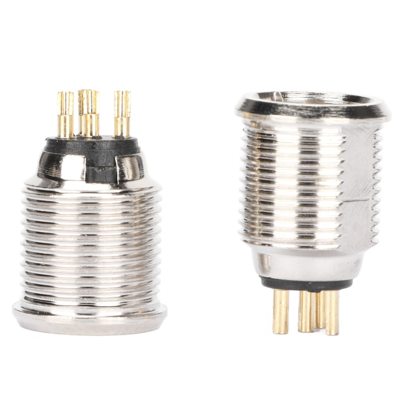 10Pcs XLR Male Socket 4 Pin Metal Panel Mount Male