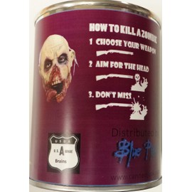 Zombie Chow - A Gag Can of Delicious Undead Brain Food!