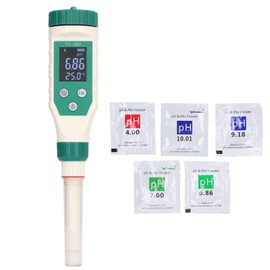 Bluetooth PH Meter Smart High Accuracy IP67 Waterproof LCD Display PH Tester for Cloth Dough Fruit Liquid