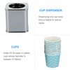 Bathroom Cup Dispenser 3 oz Countertop：Disposable Paper Cup Holders Compact