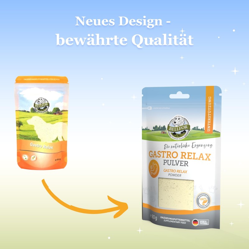 Bellfor Natural Food Supplement for Dogs with Digestive Problems Gastro