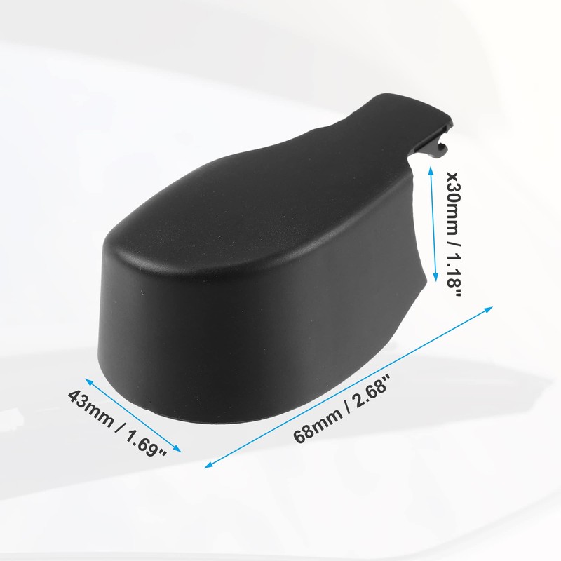 A ABSOPRO 2 pieces rear windscreen wiper, arm nut cover