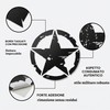 GXGM 2 Pezzi Adesivo Stella Militare Nera – Adesivi per