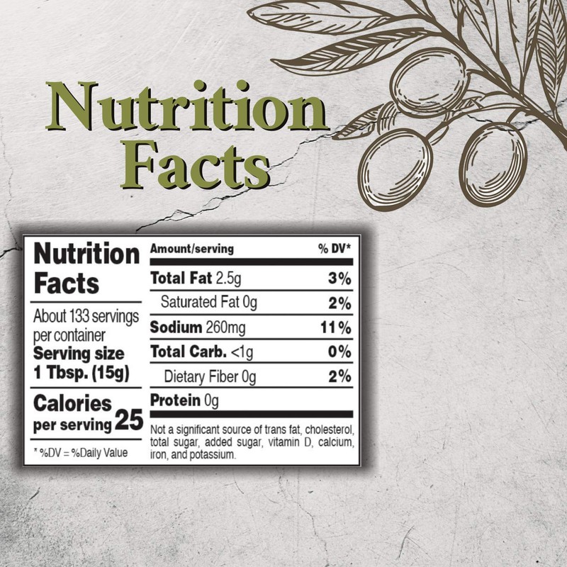 Roland Foods Pitted Baby Kalamata Olives from Greece, 4.4 Pound,