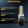 SHENKENUO For 2014-2015 GMC Sierra 1500 Fog lights Clear Bumper
