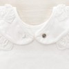 Baby Castle Bib, Primrose, Made in Japan, white (off-white)