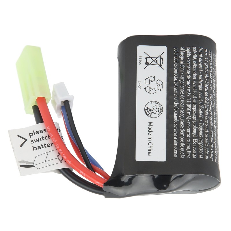 7.4V 850mAh Lipo Battery 850mAh Lithium Battery for 1/16 Remote