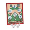 Baseball Bean Bag Toss Game - Wood Game Board with