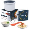 Zwippy Microwave Rice Cooker Steamer and Pasta Cooker with Strainer