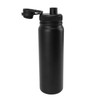 Stainless Steel Water Bottle Leak Proof Black Lightweight Insulated Water