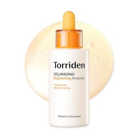 Torriden CELLMAZING Vita C Ampoule 1.01 fl. Oz  Mildly Minimizing Sagging Pores and Refining Skin Texture using 5D Vitamin C, a Seaweed Complex, and  
