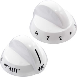 Supplying Demand 316220008 1379609 2 Pack Gas Range Burner Control Knob Replacement Model Specific Not Universal