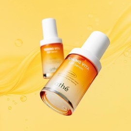 athé Toning Vita EGF Serum – Gentle Retinol Alternative | EGF-like Peptide + 5-Form Vitamin C + 6-Type HA | Brightening Anti-Aging K-Beauty Ampoule | Ceramide NP & Niacinamide | 1.01 fl.oz