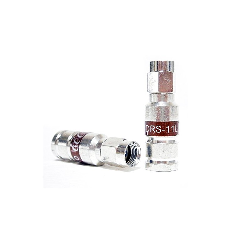 2 Pieces PCT-TRS-11MG Compression RG11 Connector Torque Retaining Continuous Ground