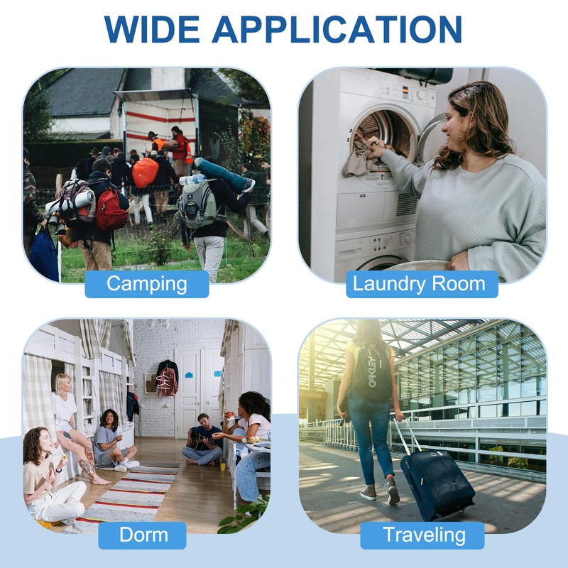 sourcing map Laundry Bag with Drawstring Closure, 27"x22" Dirty Clothes