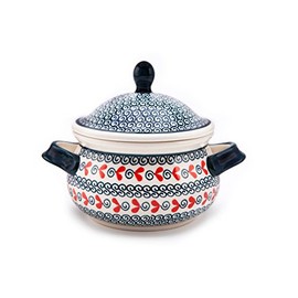 Bunzlauer Keramik 1138 Jam Pot / Soup Cup / Lard Pot / Honey Pot 0.75 Litres