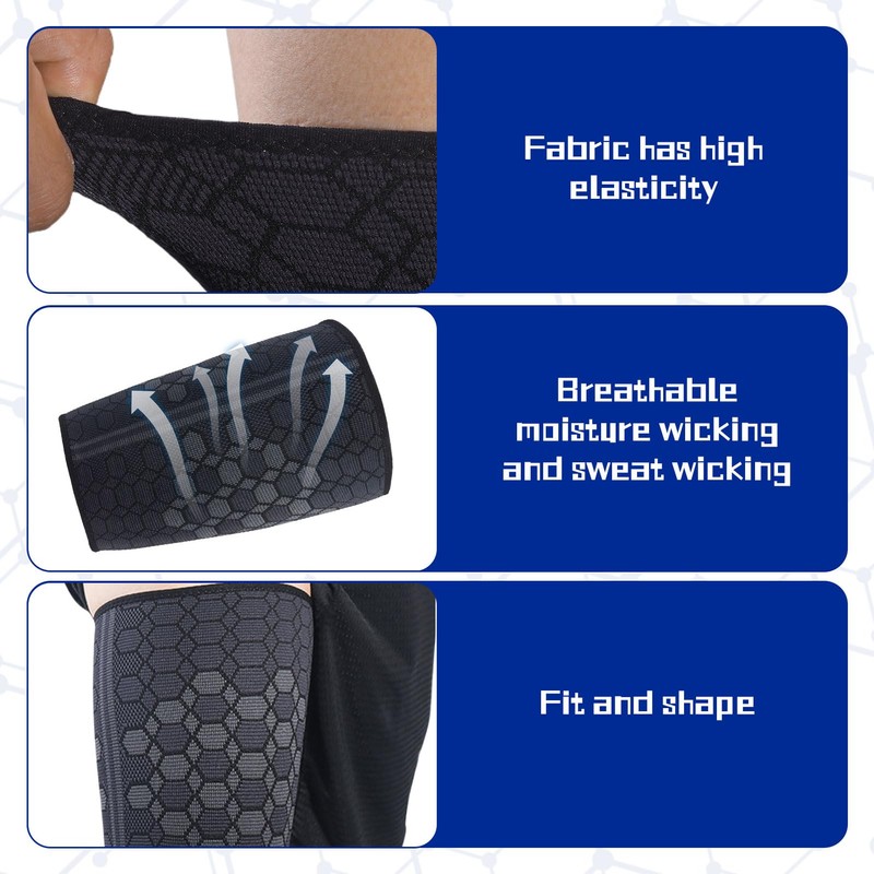 Hamstring Compression Sleeve,1 Pcs Thigh Compression Sleeve,Adjustable Hamstring Support for