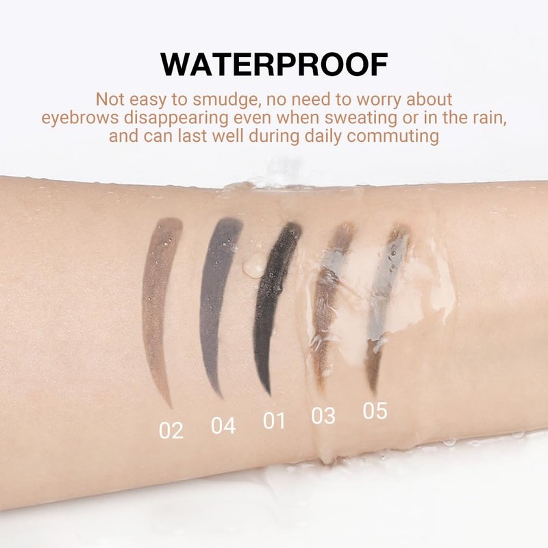 WanTuoluo Eye Brow Pencils for Women, Retractable Soft Brown Eyebrow