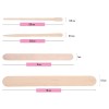 Mibly 4 Style 500 Pcs Assorted Wooden Wax Sticks for