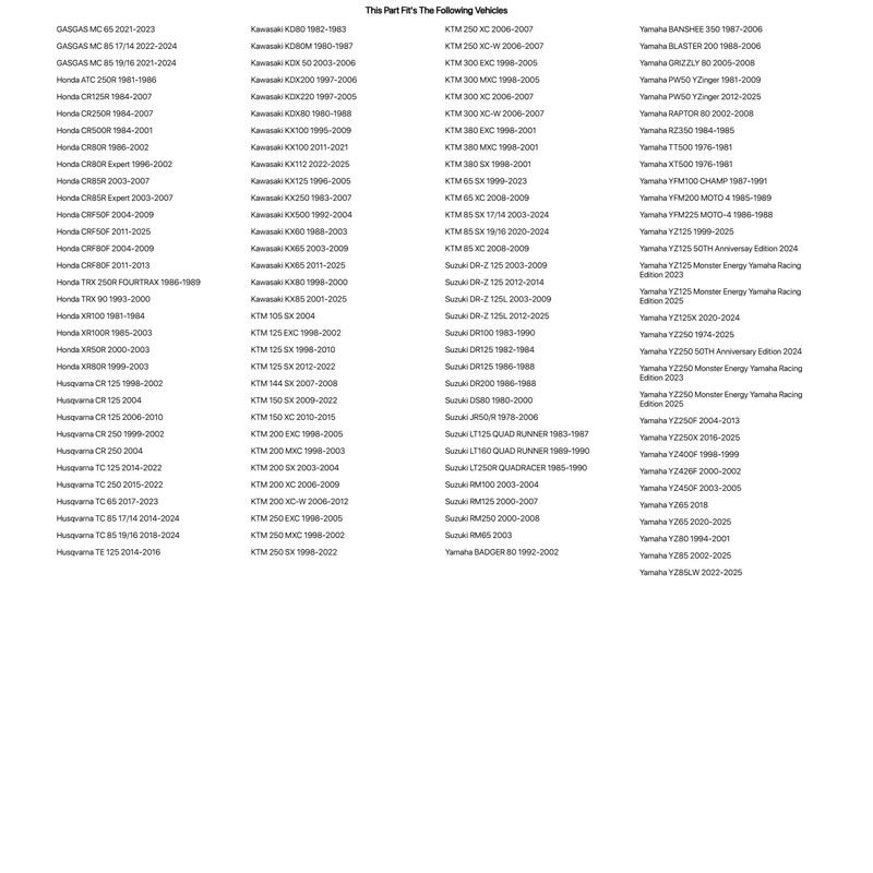 Tusk Flywheel Puller 27mm For YAMAHA YZ125 1999-2024