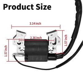 ANBOO Ignition Coil with Spark Plug for Honda Gx110 Gx120 Gx140 Gx160 Gx200 5.5hp 6.5hp Engine Generator Lawn Mower 4589693/7988801 30500-ZE1-033 30500-ZE1-063 440-105