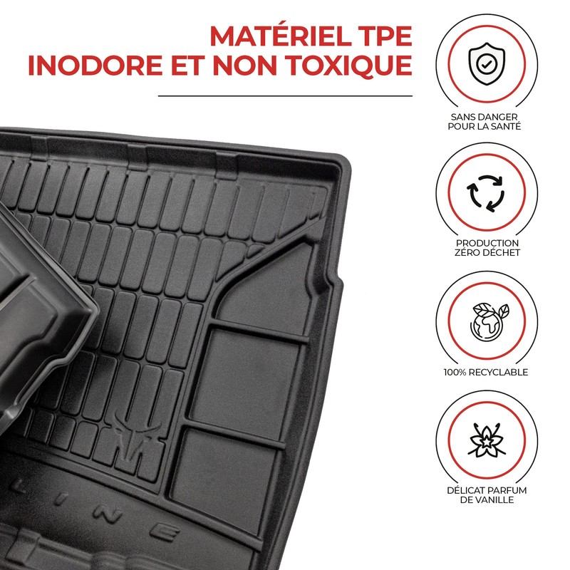 OMAC Premium Cargo Mats Liner for Hyundai Ioniq Hybrid 2017-21