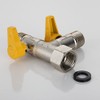Garden Hose Splitter 2 Way, Heavy Duty Solid Brass Hose