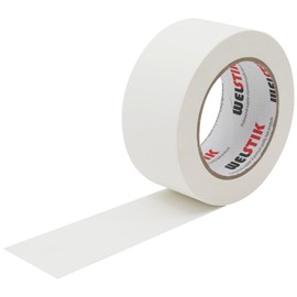 WELSTIK Thin Gaff Tape 50MM*30.2M Gaffa Tape Matt Cloth Tape, White