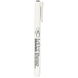 Uchida of America 4100-C-.8 Carded Le Pen Technical Drawing Pen, 0.8 Point, Black