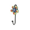 LK Trend & Style Hand Painted Ceramic Daisy Wall Hooks