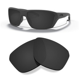 Littlebird4 Replacement Lenses for Oakley Split Shot OO9416 Sunglasses with Excellent Polarization (Dark Black)