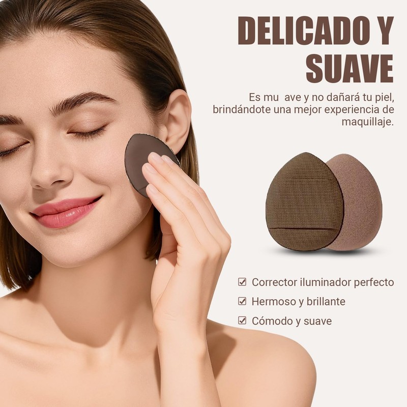 21 Set de Herramientas de Maquillaje Profesional Esponja de Maquillaje