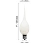 Creative Hobbies 5 Watt Silicone Dipped Country Candle Lamp Light