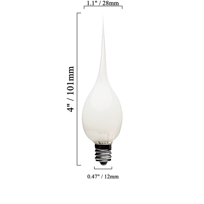 Creative Hobbies 5 Watt Silicone Dipped Country Candle Lamp Light